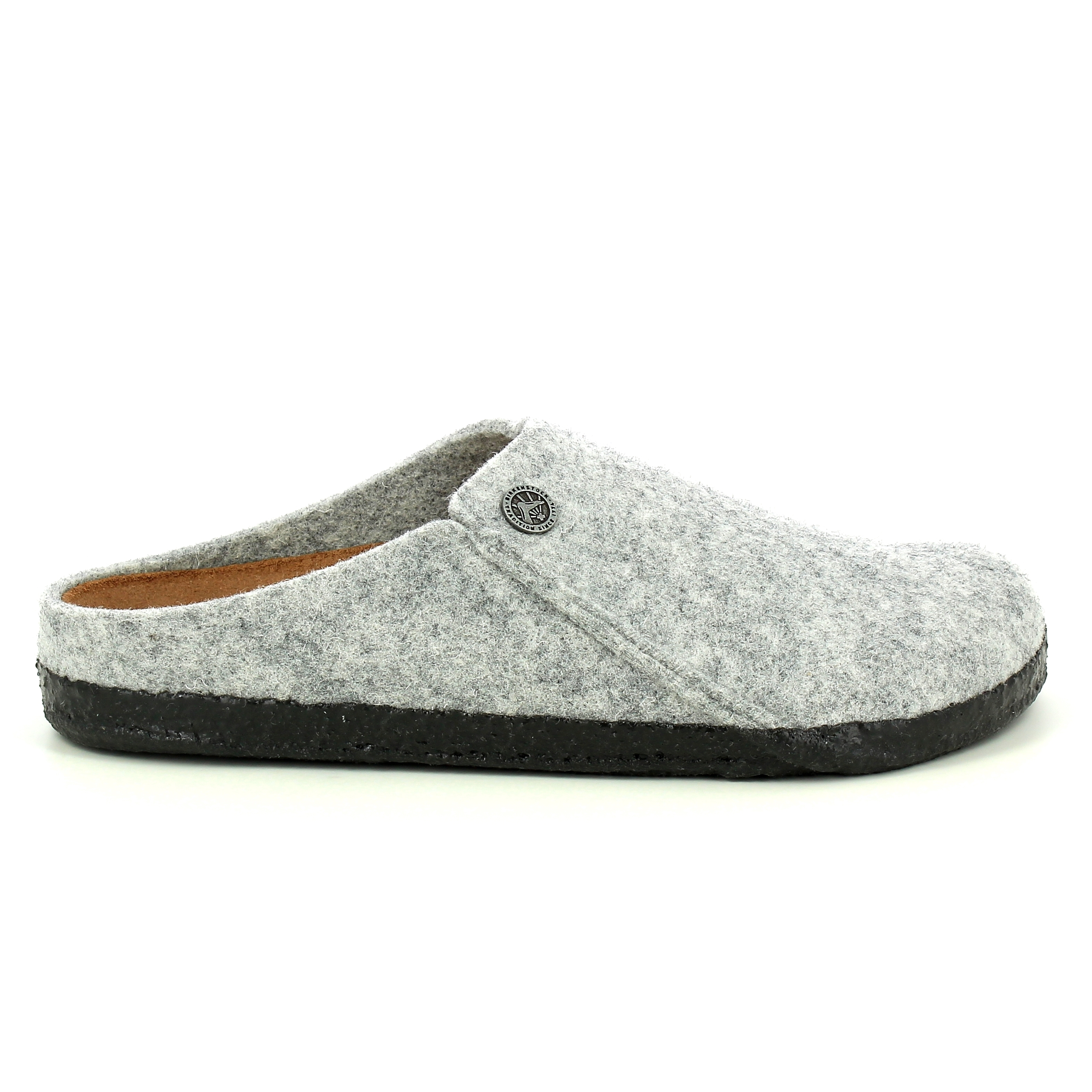 Zermat pantofola da donna in lanacotta grigio chiaro