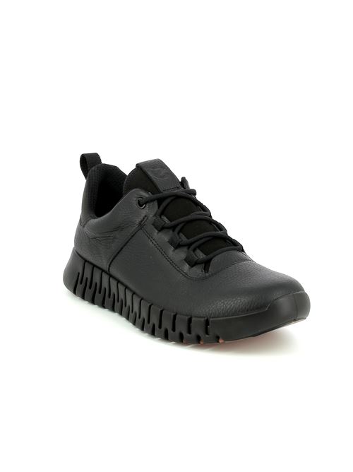 Gruuv sneakers da uomo in pelle nera con fodera Gore-Tex e suola flessibile ECCO | 52522401001
