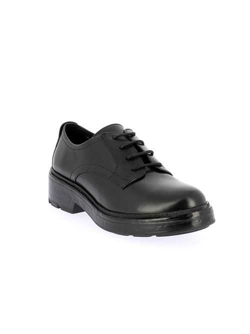 Swelen stringata da donna in pelle nera GEOX | D565GB00043C9999