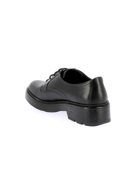 Swelen stringata da donna in pelle nera GEOX | D565GB00043C9999