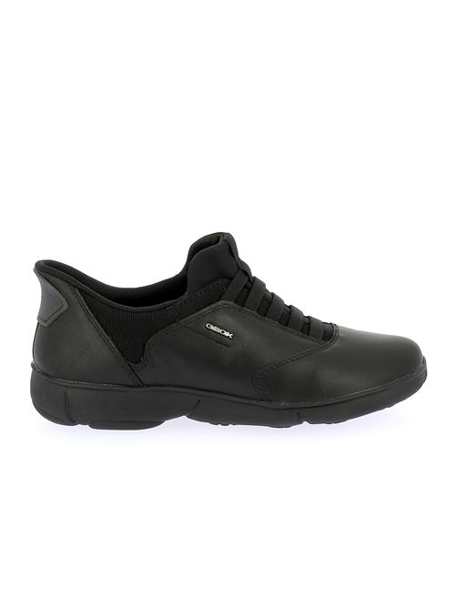 Nebula 2.0 Plus sneakers da donna in pelle nera traspirante Fast In System GEOX | D568EA08514C9999