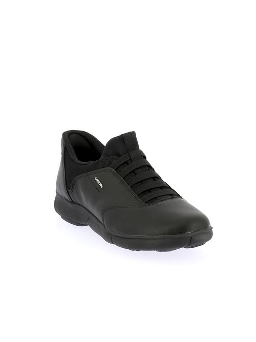 Nebula 2.0 Plus sneakers da donna in pelle nera traspirante Fast In System GEOX | D568EA08514C9999