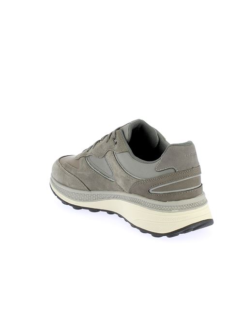 Spherica Actif Amphibiox sneakers da uomo in camoscio e tessuto grigio con suola ammortizzata GEOX | U46HGA0229BC1018