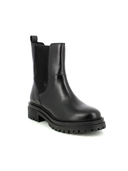 Iridea tronchetto da donna in pelle nera GEOX | D26HRD043NHC9999