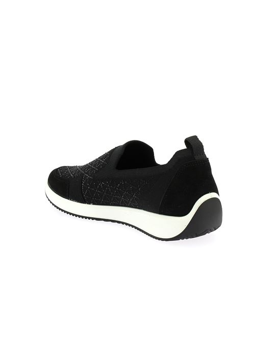 Lissabon 4.0 Highsoft ghetta da donna in tessuto brillantinato nero ARA | 5405010