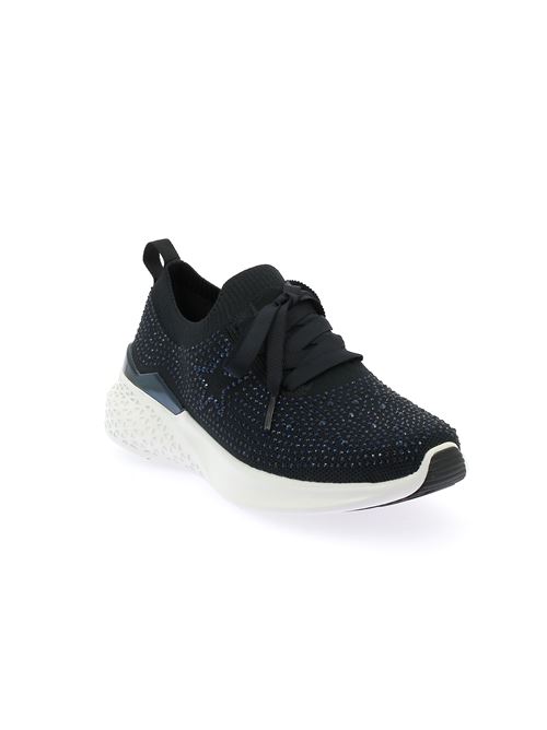 Wovenstretch ghetta da donna in tessuto stretch brillantinato blu ARA | 5451002