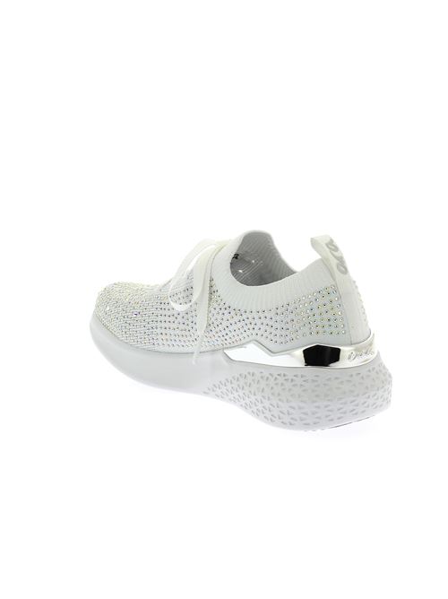 Wovenstretch ghetta da donna in tessuto stretch brillantinato bianco ARA | 5451005