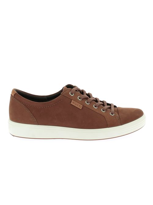 Soft 7 M stringata da uomo in nabuk cuoio ECCO | 43000460009