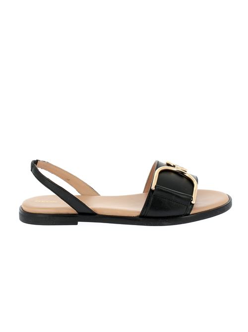 Naileen A sandalo da donna in pelle nera GEOX | D35SDA000TUC9997