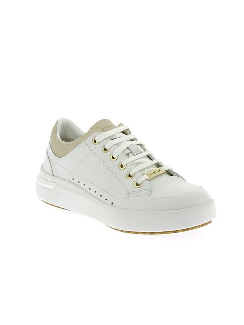 Dalyla sneakers da donna in pelle bianca GEOX | D36QFA046BNC1ZB5