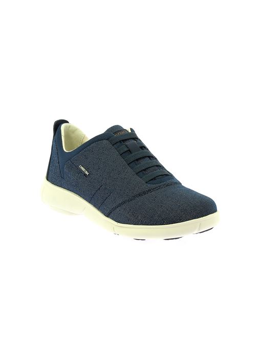 Nebula sneaker da donna in tessuto traspirante ultraleggero blu GEOX | D45VUB0AS85C4002