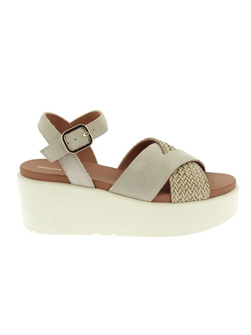Xand 2.2S A sandalo da donna in ecopelle e camoscio sabbia GEOX | D55M1B00022C6738