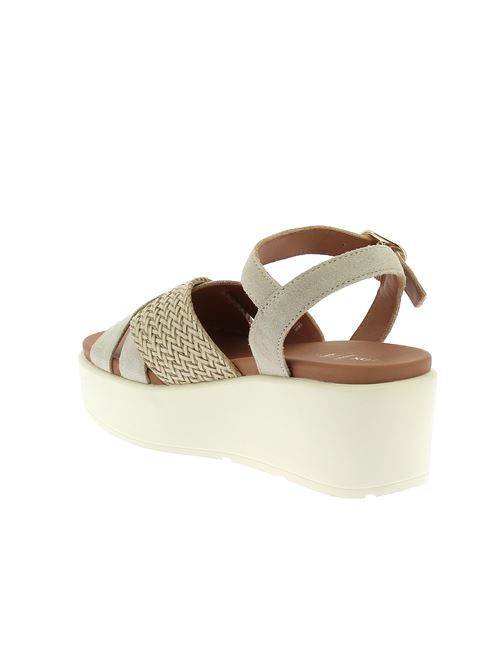 Xand 2.2S A sandalo da donna in ecopelle e camoscio sabbia GEOX | D55M1B00022C6738