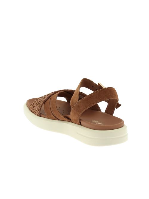 Xand 25 B sandalo da donna in camoscio e pelle cuoio GEOX | D55PAB00022C6001