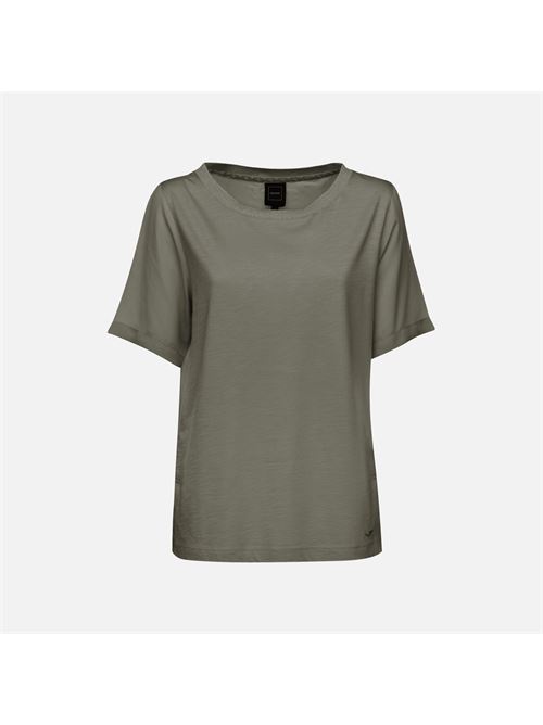 T-Shirt a manica corta da donna verde GEOX | W5510ATC204F1835