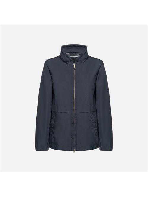 Genziana Giacca Donna Blu Notte Foderata con Coulisse Regolabile GEOX | W5520AT3259F1624
