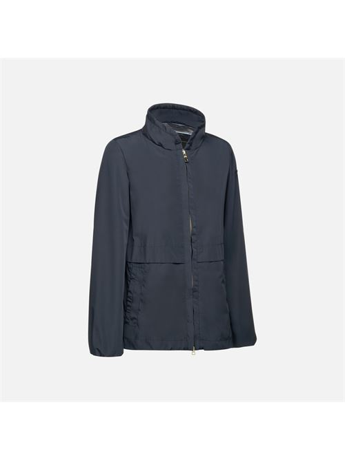 Genziana Giacca Donna Blu Notte Foderata con Coulisse Regolabile GEOX | W5520AT3259F1624