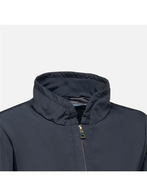 Genziana Giacca Donna Blu Notte Foderata con Coulisse Regolabile GEOX | W5520AT3259F1624