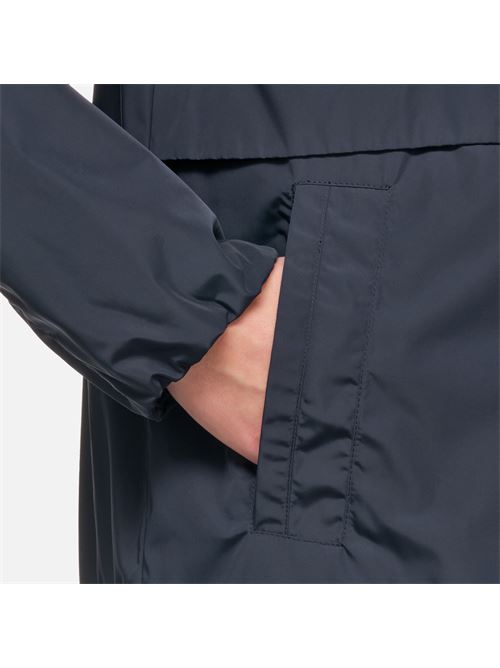 Genziana Giacca Donna Blu Notte Foderata con Coulisse Regolabile GEOX | W5520AT3259F1624