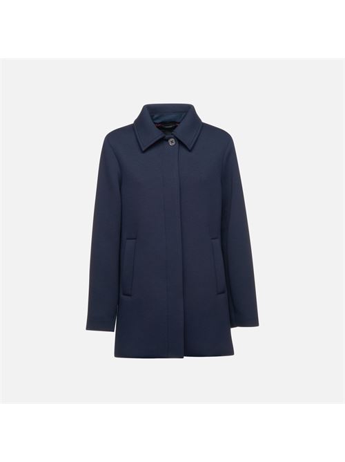 Gardenia cappotto da donna blu notte GEOX | W5520ST3230F1624