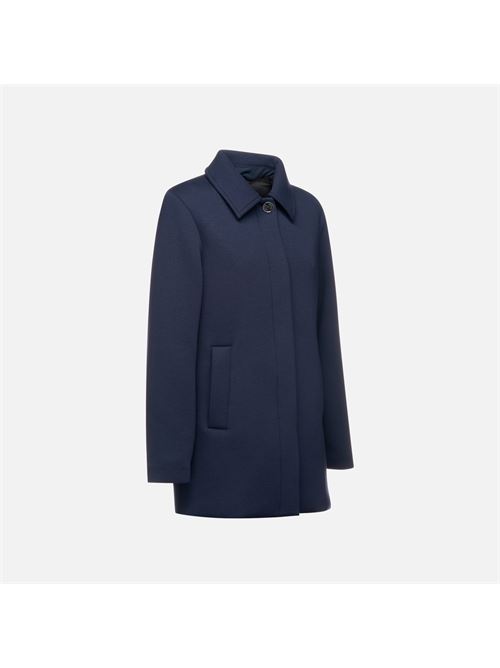 Gardenia cappotto da donna blu notte GEOX | W5520ST3230F1624