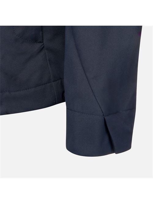 Giacca Donna Blu Notte con Cappuccio Removibile - Spherica GEOX | W5522JT3224F1624