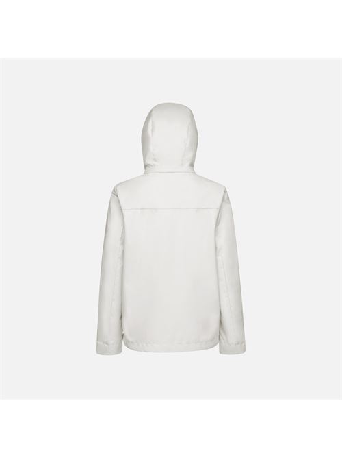 Giacca Donna Bianca con Cappuccio Removibile - Spherica GEOX | W5522JT3224F1819
