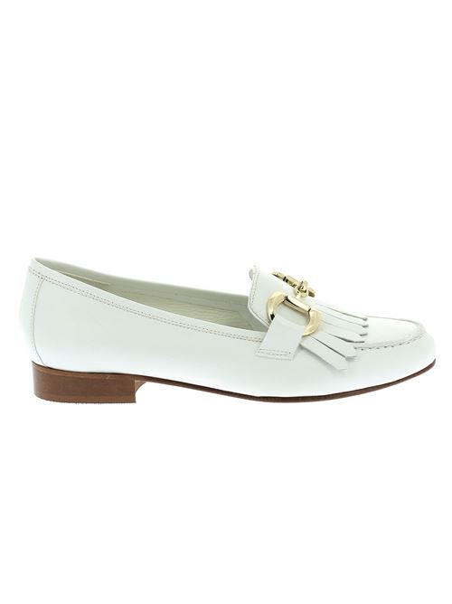 mocassino da donna in pelle bianca G.LUCA | N260X