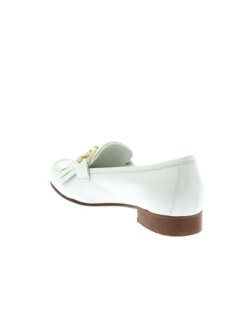 mocassino da donna in pelle bianca G.LUCA | N260X