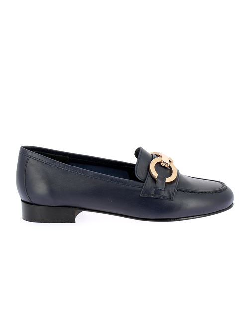 mocassino da donna in pelle blu G.LUCA | NA252X