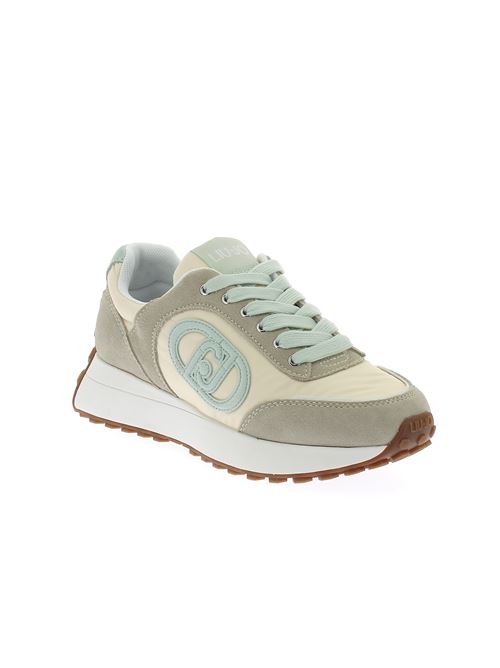 Lolo 17 sneakers da donna in camoscio e tessuto beige LIU-JO | BA5001PX003S3600