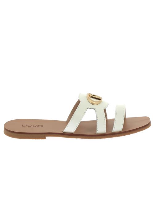 Saba 11 sabot da donna in pelle bianca LIU-JO | SA5083P010201065