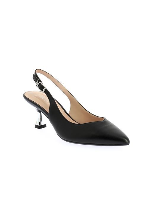 Sandie Sling Back con tacco da dona in pelle nera LIU-JO | SA5197P006222222