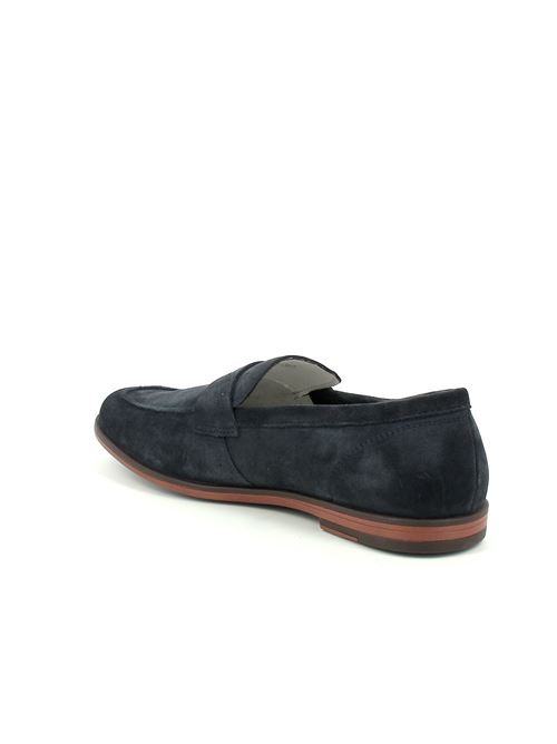 Steve 4 mocassino da duomo in camoscio blu STONEFLY | 2179221D8