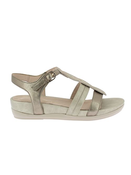 Eve 31 sandalo da donna in pelle oro e beige STONEFLY | 220840Z00