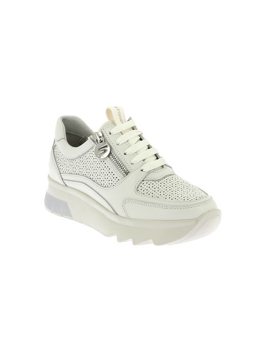 Spock 45 sneakers da donna in pelle traforata bianca STONEFLY | 222509150