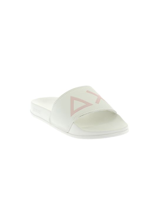 Slippers Logo ciabatta da donna bianca SUN68 | BX3520401