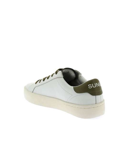 Street Leather sneakers da uomo in pelle bianca SUN68 | BZ351400119