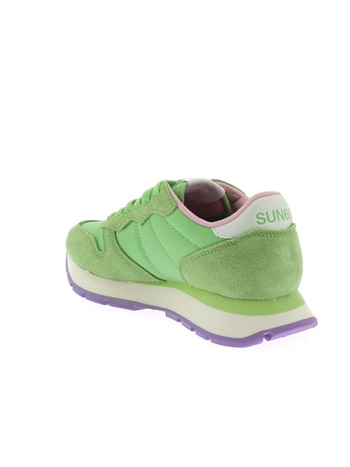 Ally Solid Nylon sneakers da donna in camoscio e tela verde menta SUN68 | BZ3520138