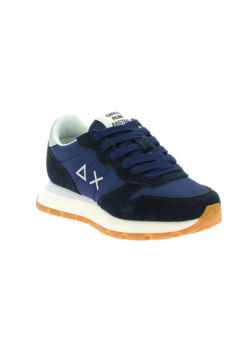 Ally Gold Silver sneakers da donna in camoscio e tela blu SUN68 | BZ3520207