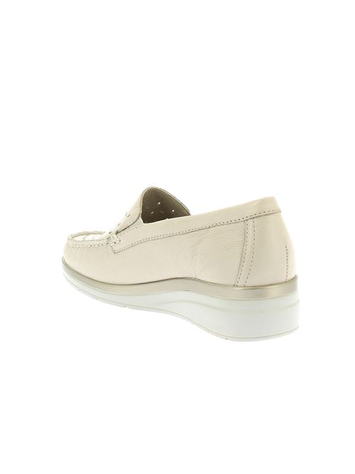 mocassino con zeppa da donna in pelle beige SUSIMODA | 4310X