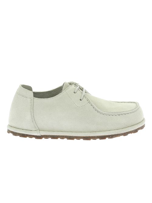 Utti Lace donna in pelle scamosciata bianco ghiaccio con plantare estraibile BIRKENSTOCK | UTTI LACE W1029575