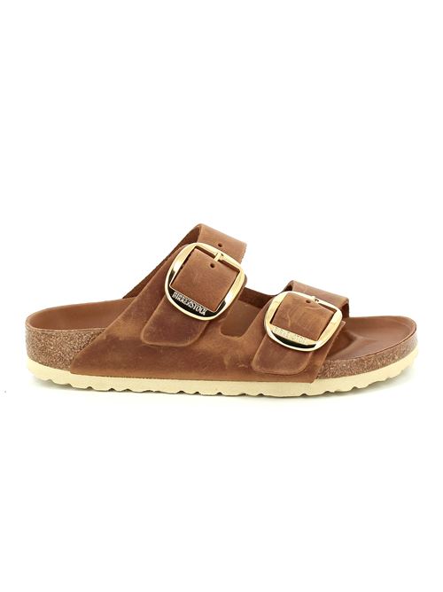 Arizona Big Buckle Donna - Sandalo in Pelle Marrone Cognac BIRKENSTOCK | ARIZONA1011073