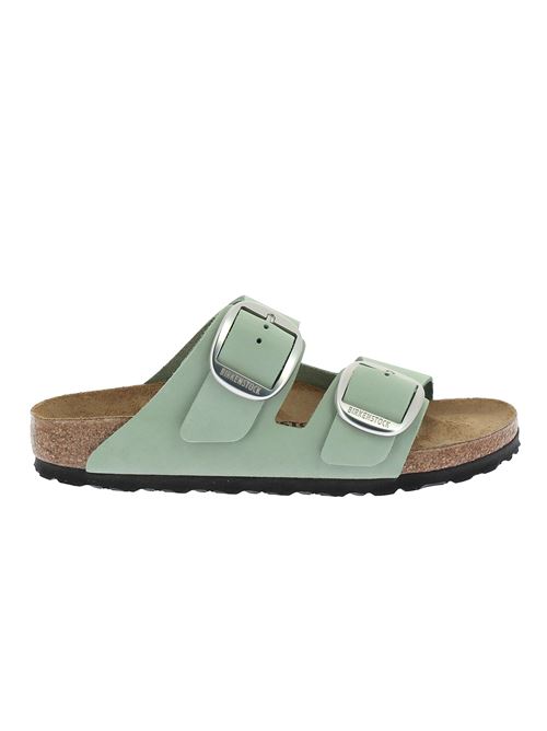 sandalo Arizona Big Buckle da donna verde salvia - doppia fibbia e plantare anatomico BIRKENSTOCK | ARIZONA1029311