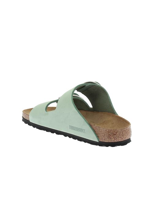 sandalo Arizona Big Buckle da donna verde salvia - doppia fibbia e plantare anatomico BIRKENSTOCK | ARIZONA1029311