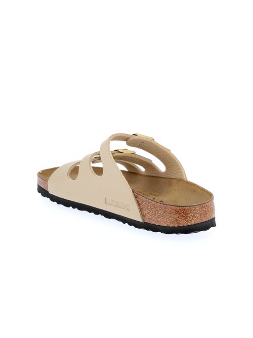 Florida - Sabot Da Donna 3 Fasce in Birko-Flor Beige BIRKENSTOCK | FLORIDA1029265
