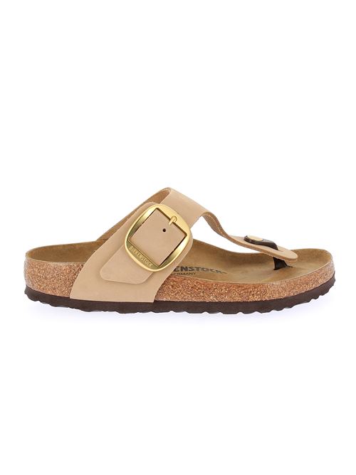 Gizeh Big Buckle - Infradito da Donna in Nabuk Naturale Beige BIRKENSTOCK | GIZEH1023966