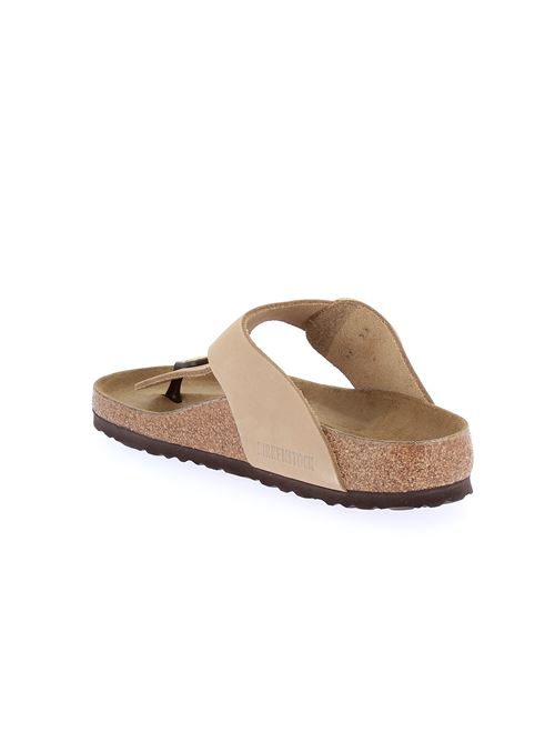 Gizeh Big Buckle - Infradito da Donna in Nabuk Naturale Beige BIRKENSTOCK | GIZEH1023966