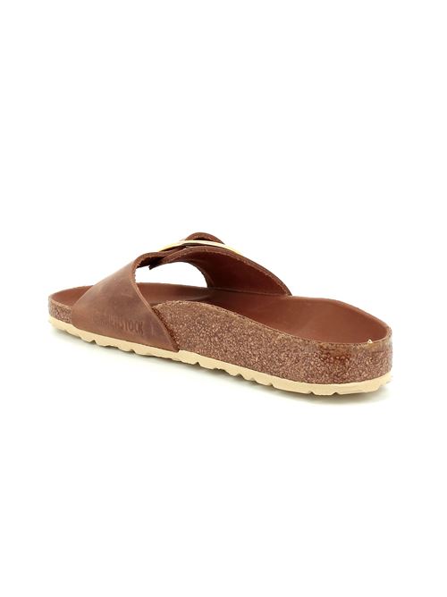 Madrid Big Buckle - Sabot Da Donna In Pelle Ingrassata Cognac BIRKENSTOCK | MADRID1006525
