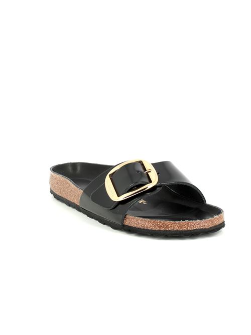 Madrid Big Buckle - Sabot Da Donna in Pelle Spazzolata Nera BIRKENSTOCK | MADRID1022650